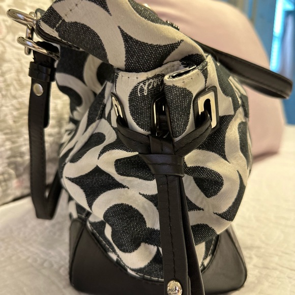 Coach Tote, lots of room. Used, some stains, see pictures - Picture 4 of 12